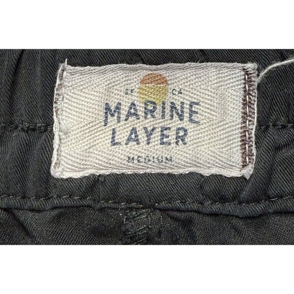 Marine Layer Women's Allison Black Pants Ankle Trousers Sz M Casual Pull On - Picture 5 of 11